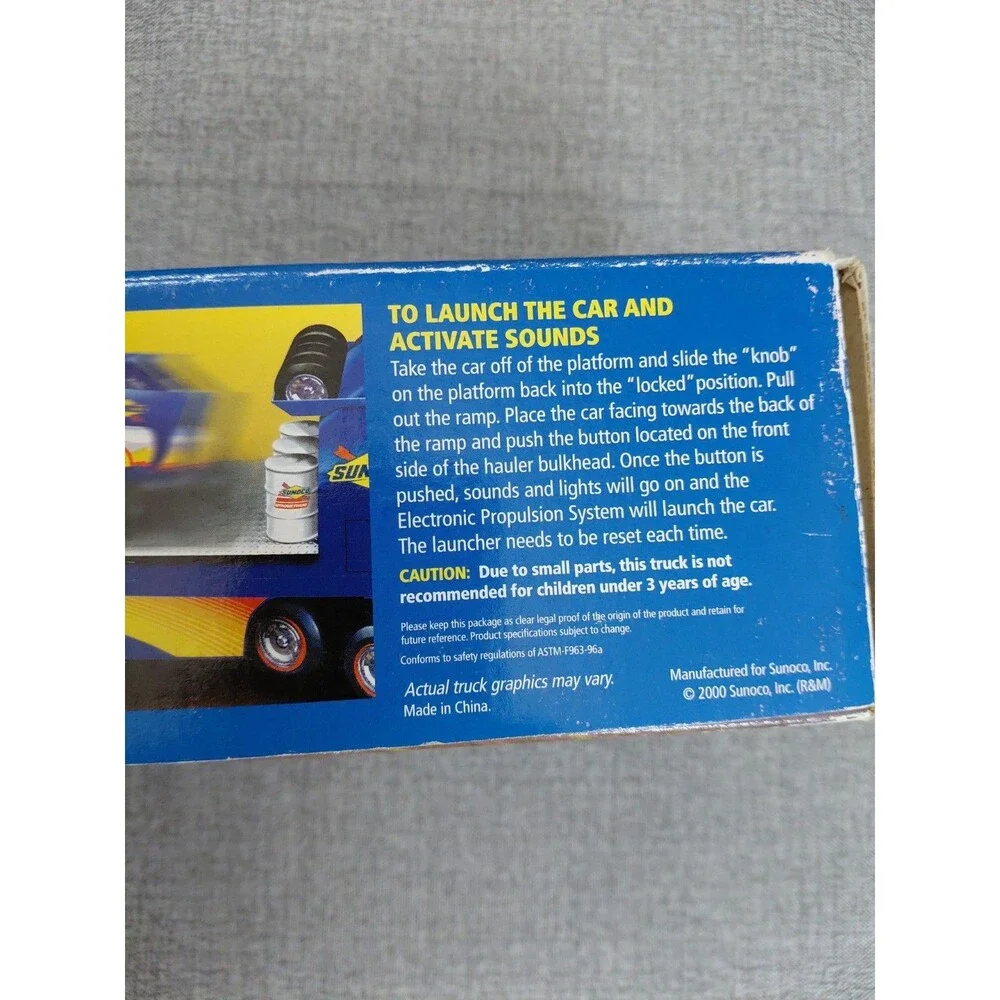 SUNOCO PRO STOCK TRANSPORTER CAR STOCK CAR 2000 NIB